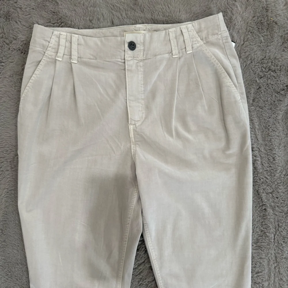 NWOT C&S by cloth & Stone Pants Men’s Size S Straight‎ Minimalist Beige Tencel